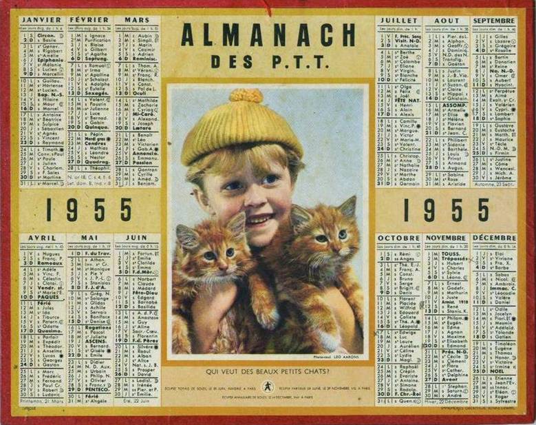 Almanach des P.T.T. 1955