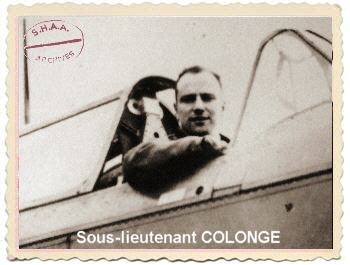 Sous-lieutenant COLONGE - 5me escadrille GC III/6