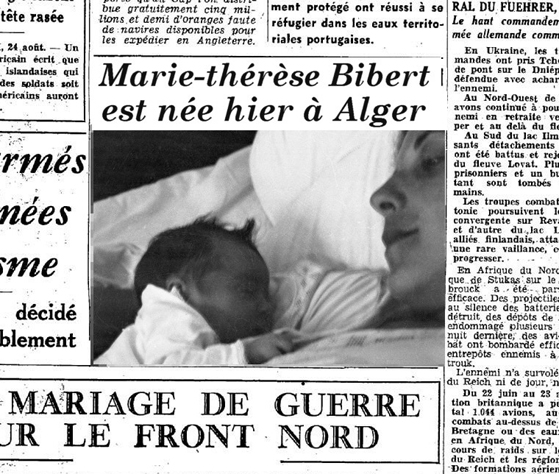 Naissance Marie Thrse BIBERT