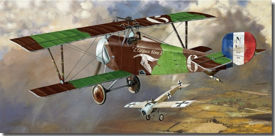 Andr CHAINAT - Nieuport 16C - L'Oiseau Bleu 3