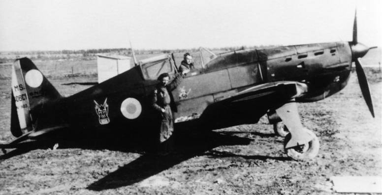 Le Morane Saulnier 406 'Le Dahu" n°803  du sergent de Gervillier au GC III/6