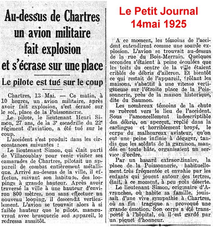 Coupure de journal BA 122