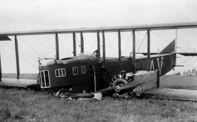 Farman Goliath accident  Chartres