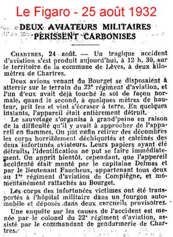 Coupure de journal BA 122