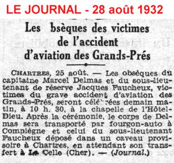 Coupure de journal BA 122