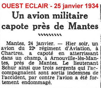 Coupure de journal BA 122