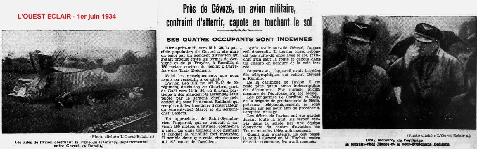Article de journal BA 122