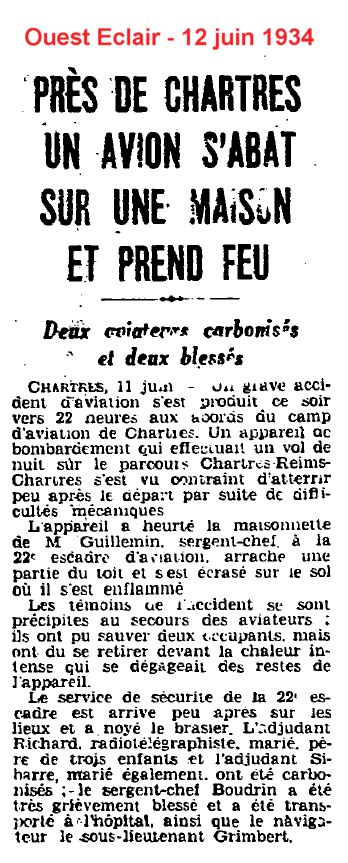 Coupure de journal BA 122