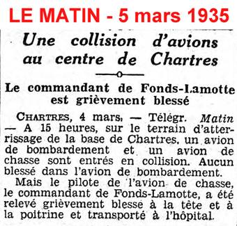 Coupure de Journal BA 122