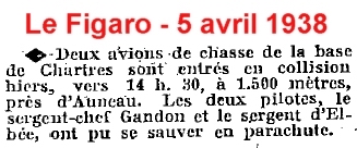 Coupure de journal BA 122