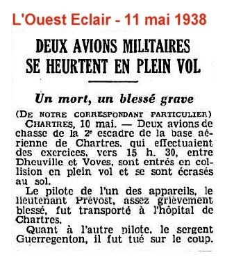 Coupure de journal BA 122