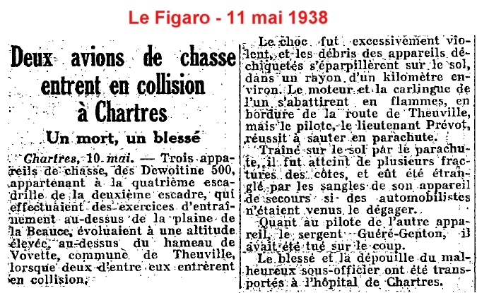 Coupure de journal BA 122