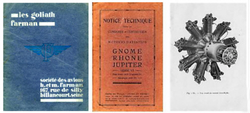Notices Farman - Gnome et RhôneJupiter