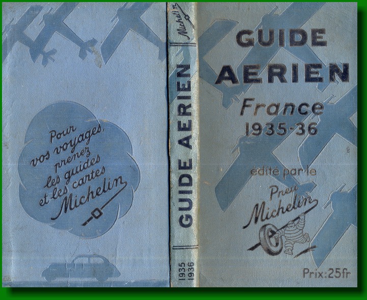 Guide aerien FRANCE 1935-1936 - Pneu MICHELIN