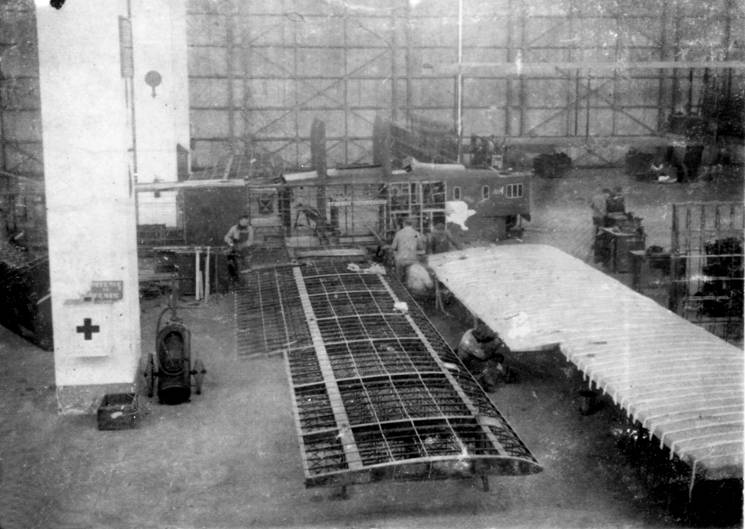 Chartres - Parc 122 - Atelier de rparations - Farman Goliath