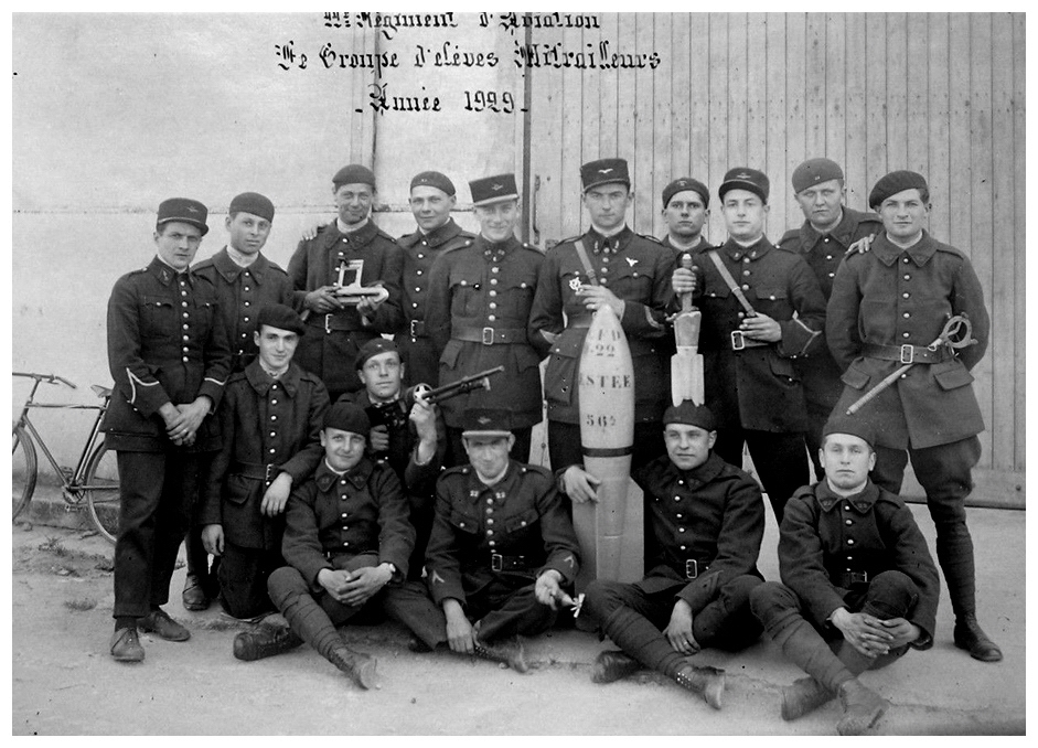 Chartres BA 122 - Groupe d'Elves Mitrailleurs - 1929
