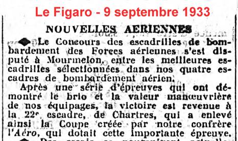 Coupure de journal BA 122