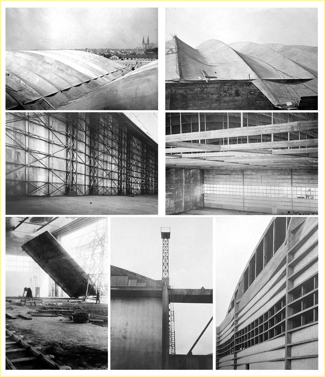 Terrain d'aviation de Chartres Hangars "Lafaille" (1935)