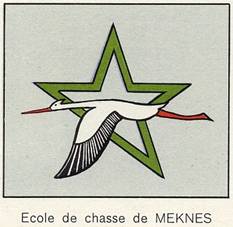 Insigne de l'Ecole de Chasse de Mekhnès