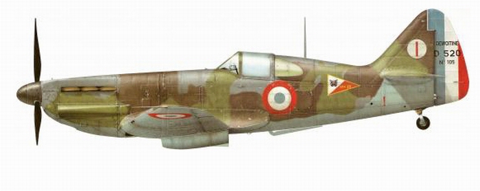 Dewoitine D.520 n 105