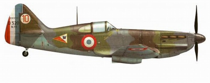 Dewoitine D.520 n73