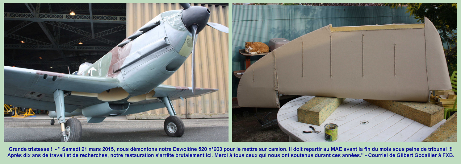 Dewoitine 520 n603 du CAEA - Bordeaux