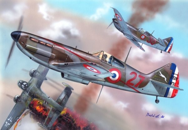 Dewoitine D.520 - Dessin