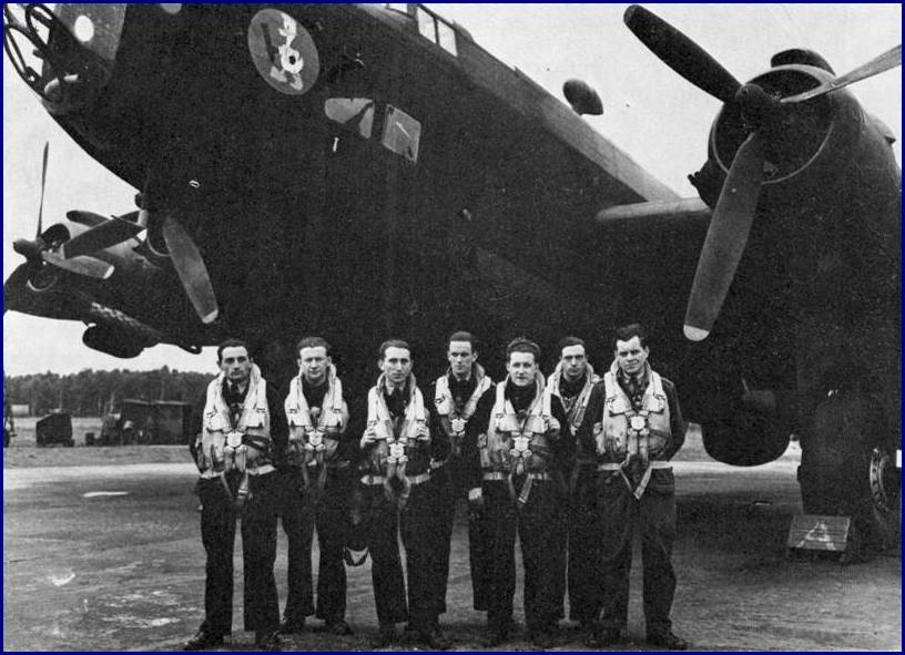 Cheymol - Delrieu - Lebedel - Bornecque - Heyvang - Lafond - Sanson - Handley Page Halifax MK III