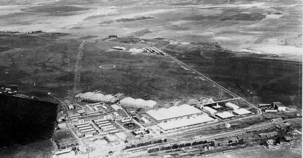 Aérodrome de Rayack (ou Rayak) au Liban avant-guerre