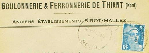 Thiant - La boulonnerie