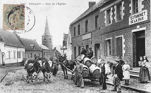 Thiant - La rue de l'glise