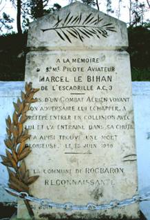 Stle du second matre  Marcel Le Bihan - Tu le 15 juin 1940  Rocbaron