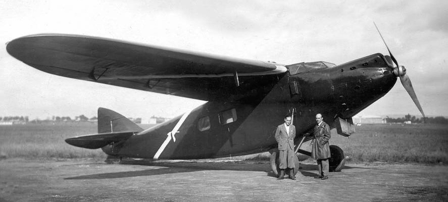 Bernard 191 GR - 1928 - Jean ASSOLLANT et Antoine PAILLARD