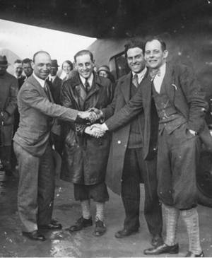 WILLIAMS, LANCEY, ASSOLLANT, LEFEVRE - 13 juin 1929 - Old-Orchard Beach