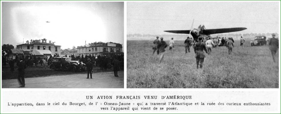 Le terrain d'aviation du Bourget en 1929 et 1935