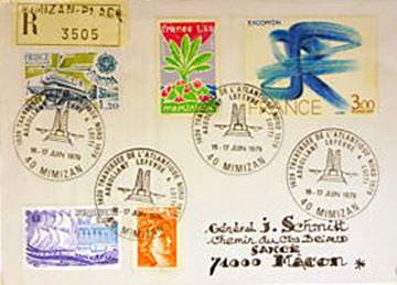 Enveloppe commmorative Oiseau Canari 1929/1979