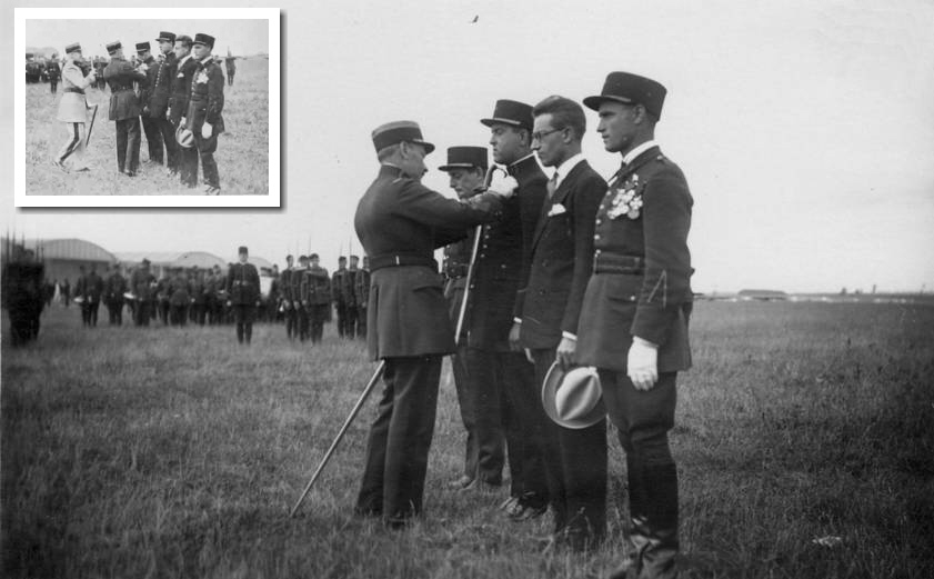 Assollant, Lefvre et Lotti - Lgion d'Honneur au Bourget