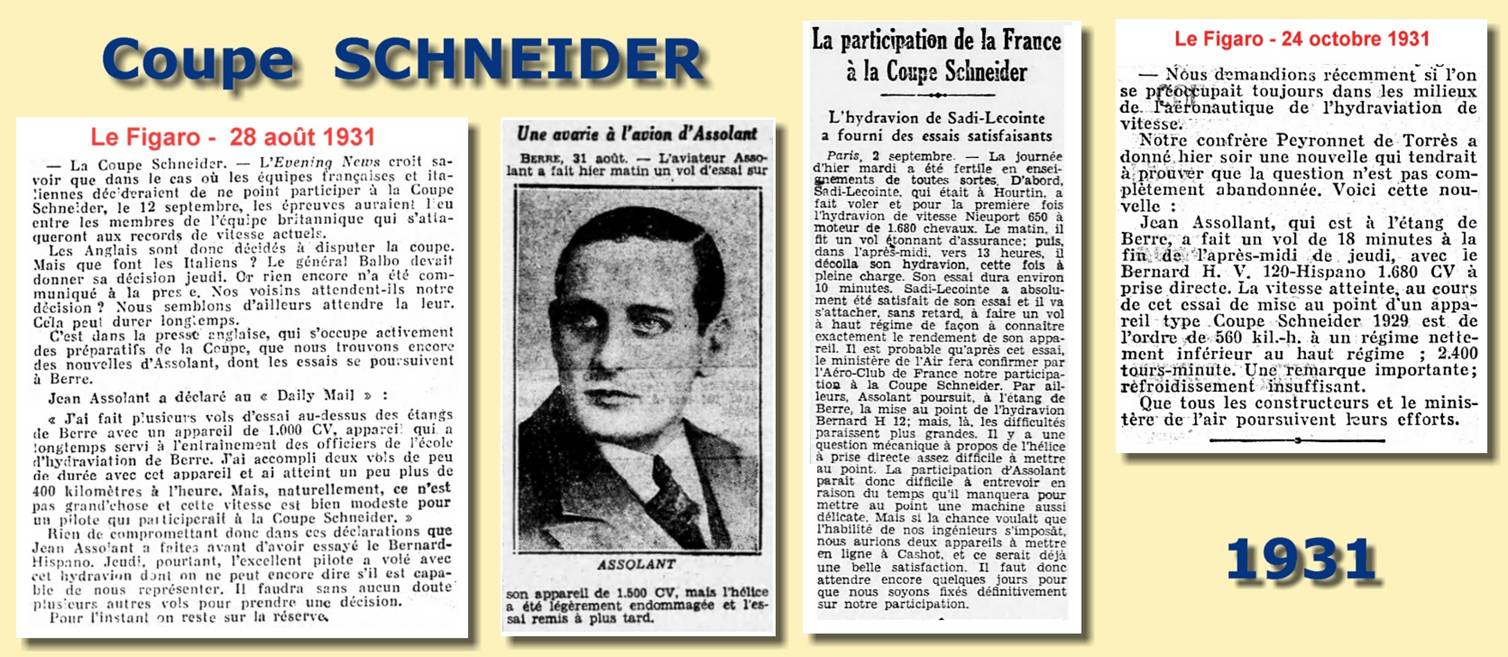 Coupe SCNHEIDER 1931