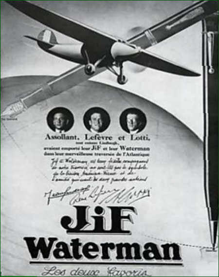 Publicit Jif Waterman - Rfrence  l'Oiseau Canari