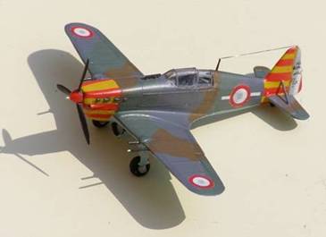 Morane Saulnier 406 - Maquette