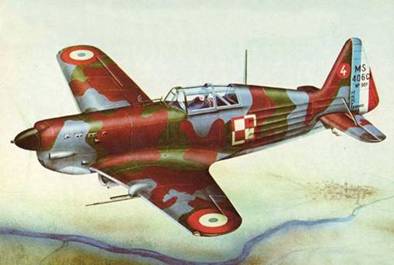 Morane Saulnier 406 - Forces plonaises