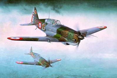 Morane Saulnier 406 - Dessin