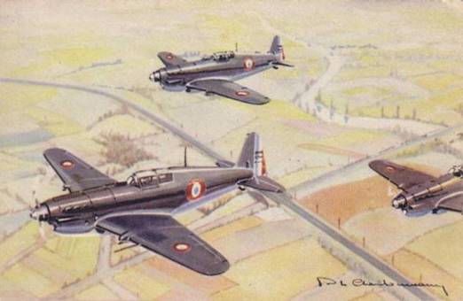 Morane Saulnier 406 - Dessin