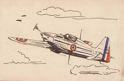 Morane Saulnier 406 - Dessin 