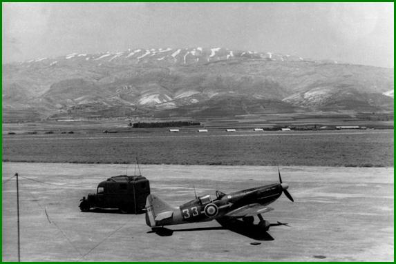 Arodrome de Rayack - Liban - Dewoitine 520 du Cne Rivals Mazres - Juin 1941