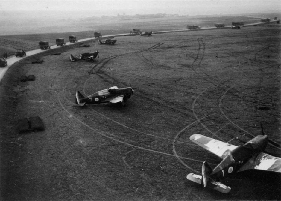 Echelon roulant du GC III/1 - Velaine en Haye - 10 mars 1940