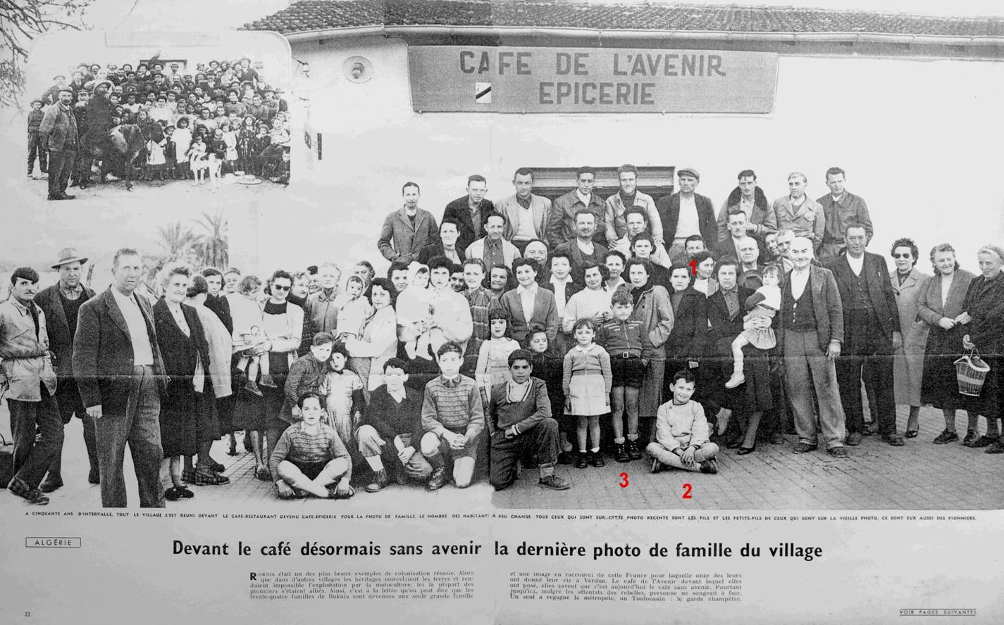Les habitants de Roknia - Robert, Jean-Jacques et Claude Plissier - 1956