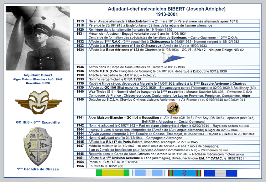 Plaque d(dentification militaire de Joseph BIBERT