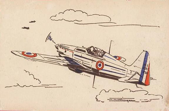 Morane MS 406 - Dessin de NOETINGER