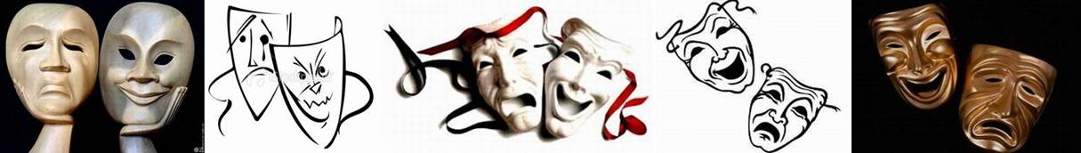 Masques "Comdie et Tragdie" du thtre antique grec